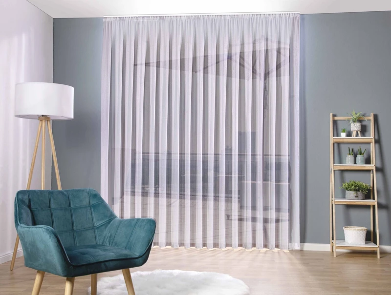 Gardine »Struktur« Grau | DecoHome