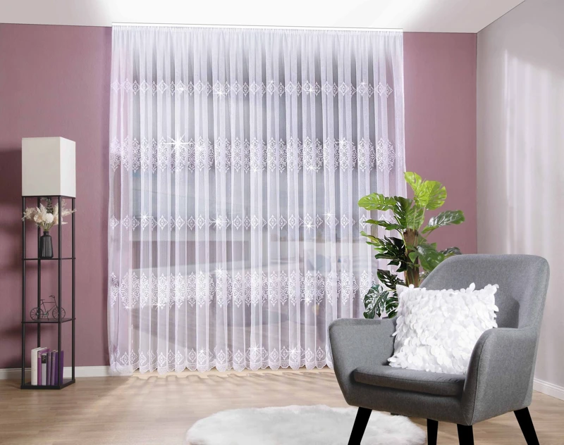 Gardine »Barack« Weiß | DecoHome