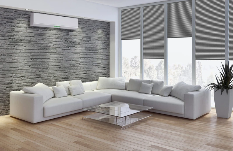 Interno con aria condizionata