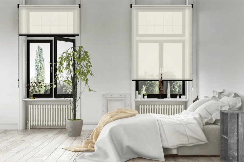 Bright light modern luxury bedroom