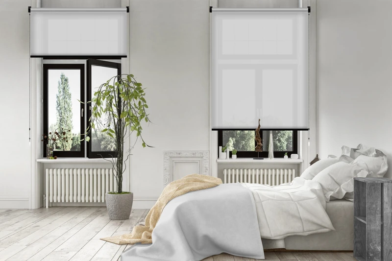 Bright light modern luxury bedroom