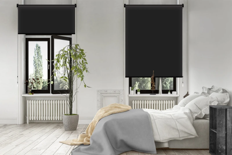 Bright light modern luxury bedroom