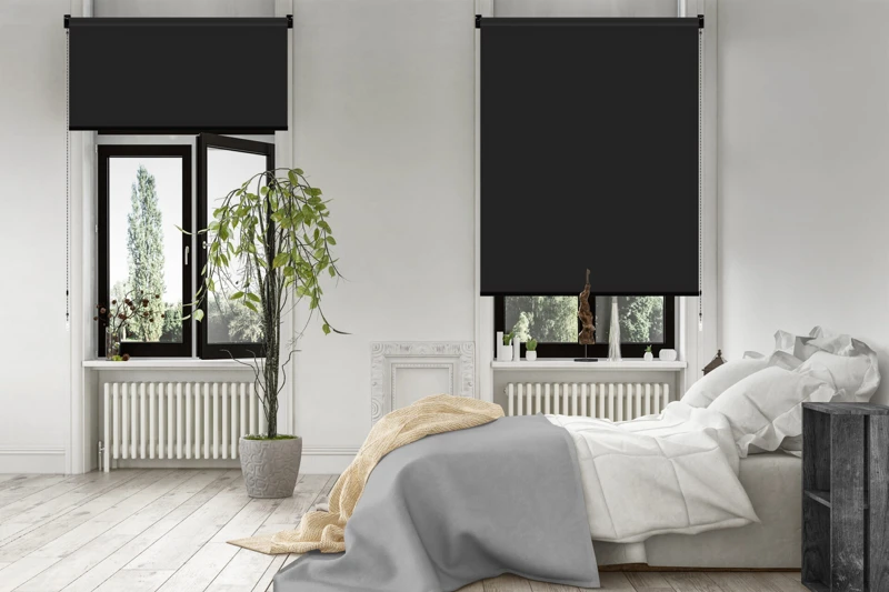 Bright light modern luxury bedroom