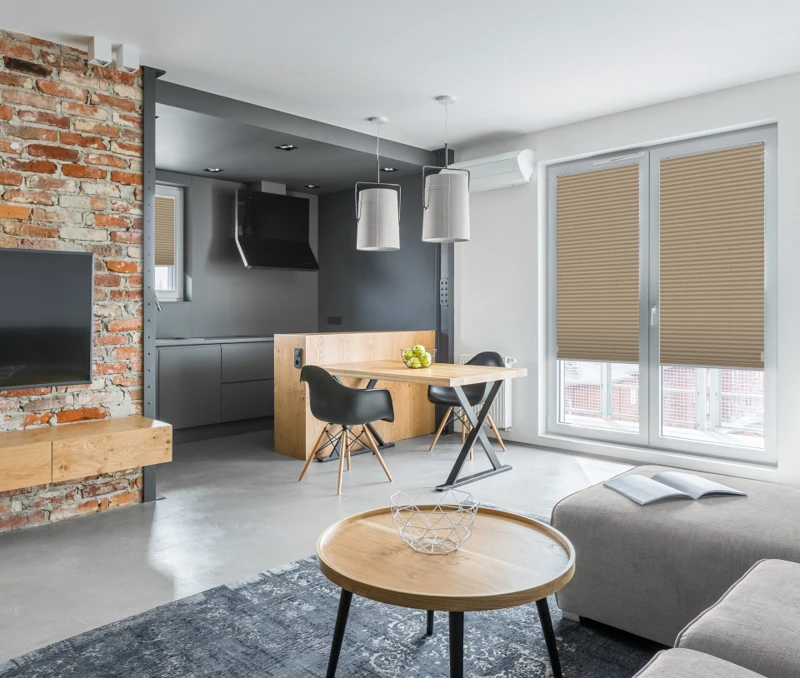 Apartment with open kitchen